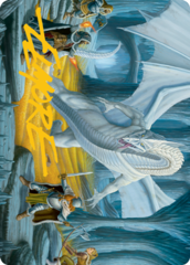Cave of the Frost Dragon (46/81) Art Card (AAFR) - Gold-Stamped Signature