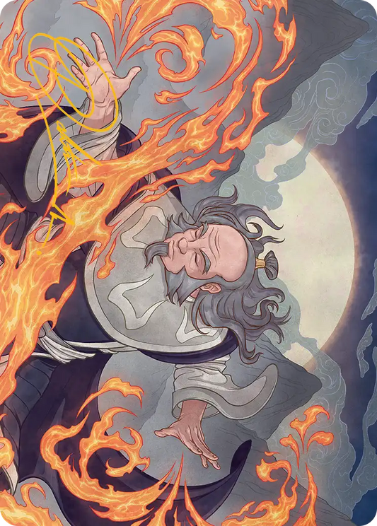 Iroh, Grand Lotus (47/54) Art Card - Gold-Stamped Signature tla