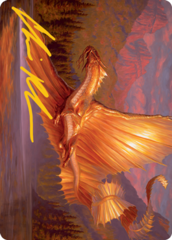 Adult Gold Dragon (58/81) Art Card (AAFR) - Gold-Stamped Signature