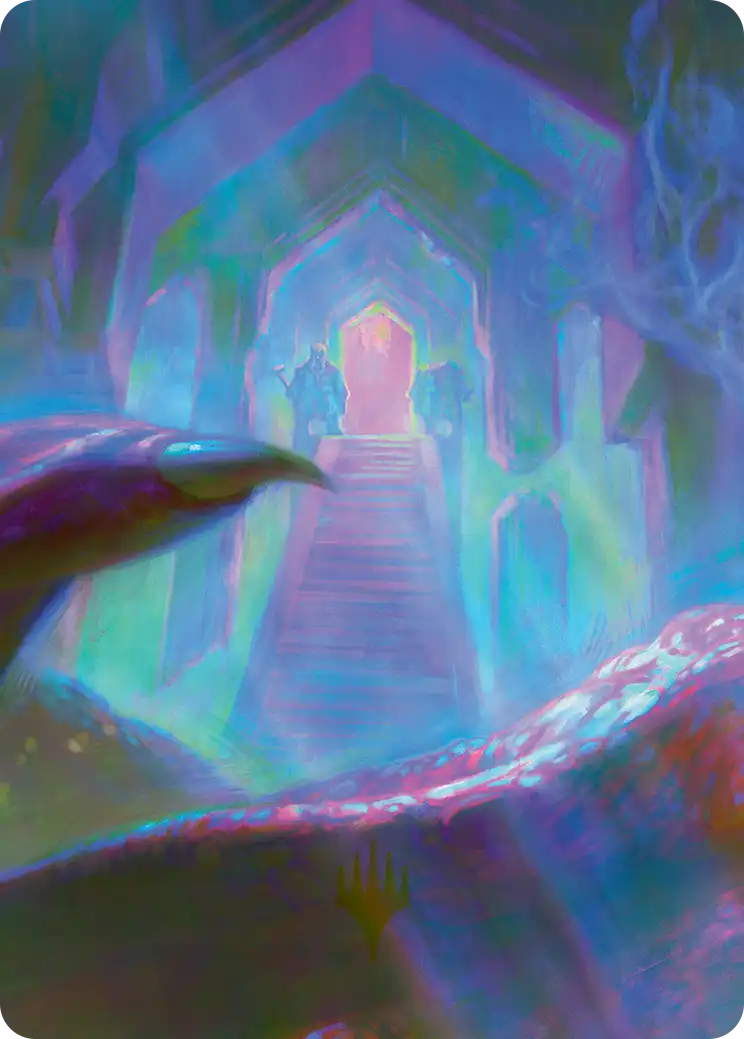 Dragon-Cursed Halls (08/12) Art Card (HOB)