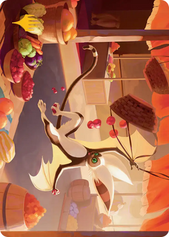 Momo, Playful Pet (03/54) Art Card - Gold-Stamped Signature tla