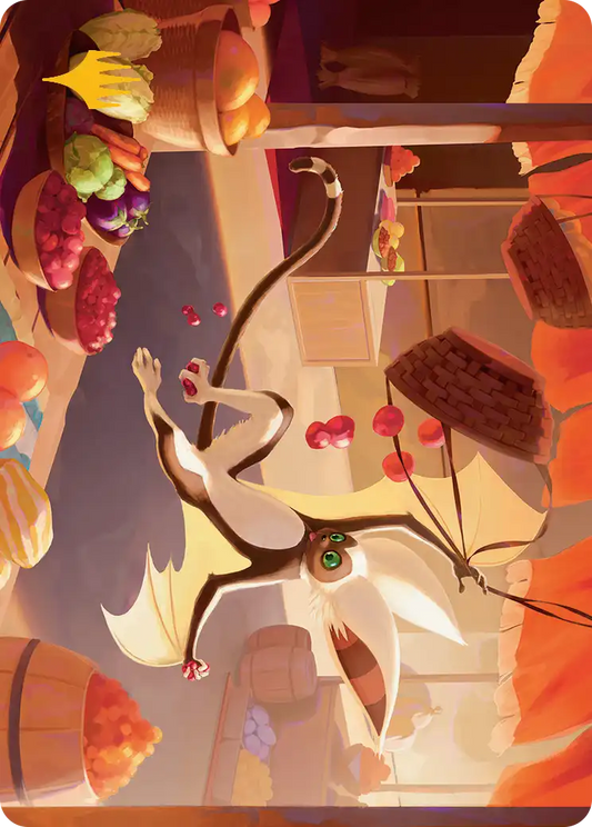 Momo, Playful Pet (03/54) Art Card - Gold-Stamped Signature tla