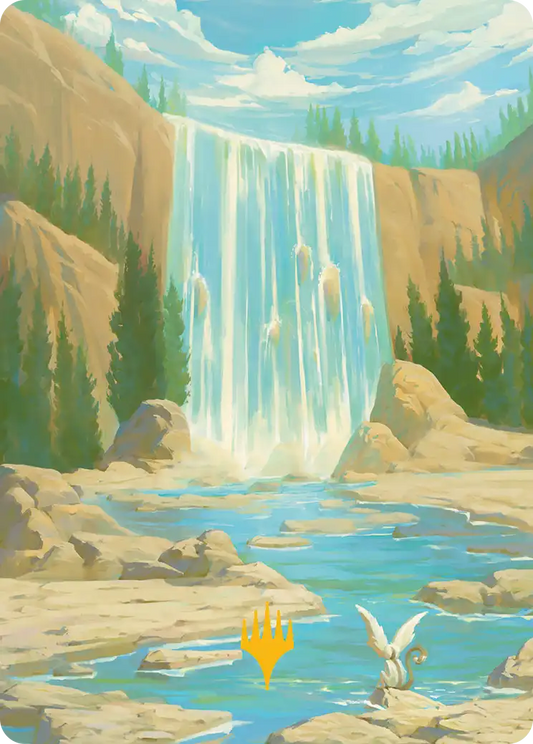 Island (51/54) Art Card - Gold-Stamped Signature tla