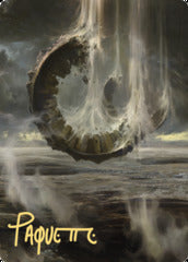 Wasteland (36/81) Art Card (AZNR) - Gold-Stamped Signature