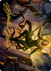 Sigarda, Champion of Light (68/81) Art Card (AMID) - Gold-Stamped Signature