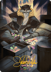 Masked Bandits (69/81) Art Card (ASNC) - Gold-Stamped Signature
