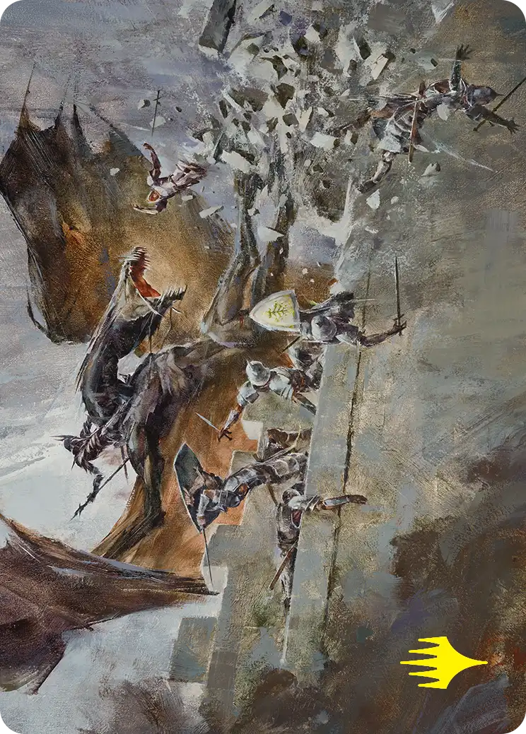 Witch-king of Angmar (31/54) Art Card (HOB) - Gold-Stamped Signature