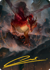 Red Dragon (81/81) Art Card (AAFR) - Gold-Stamped Signature