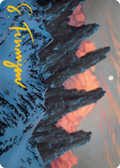 Mountain (59/81) Art Card (AAFR) - Gold-Stamped Signature