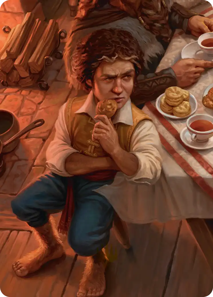 Bilbo, Fellow Conspirator (04/12) Art Card (HOB)