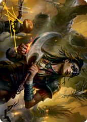 Harvesttide Sentry (47/81) Art Card (AMID) - Gold-Stamped Signature