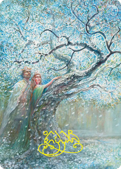 Flowering of the White Tree (27/54) Art Card (HOB) - Gold-Stamped Signature