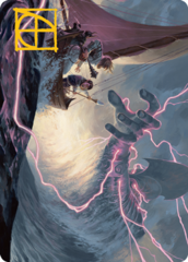 Hall of Storm Giants (54/81) Art Card (AAFR) - Gold-Stamped Signature
