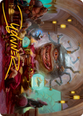 Xanathar, Guild Kingpin (29/81) Art Card (AAFR) - Gold-Stamped Signature