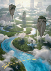 Clearwater Pathway (25/81) Art Card (AZNR) - Gold-Stamped Signature