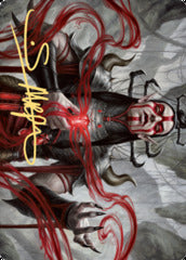 Malakir Blood-Priest (56/81) Art Card (AZNR) - Gold-Stamped Signature