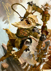 Teeterpeak Ambusher (67/81) Art Card (AZNR) - Gold-Stamped Signature