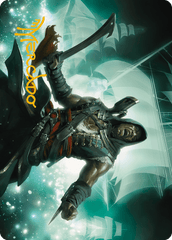Adewale, Breaker of Chains (14/20) Art Card (AACR) - Gold-Stamped Signature