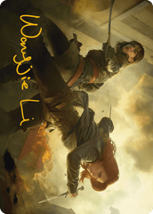 Mary Read and Anne Bonny (07/20) Art Card (AACR) - Gold-Stamped Signature