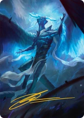 Ugin, Eye of the Storms (01/54) Art Card (ATDM) - Gold-Stamped Signature