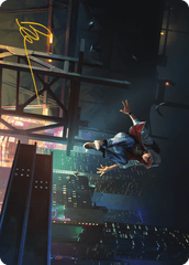 Desmond Miles (02/20) Art Card (AACR) - Gold-Stamped Signature