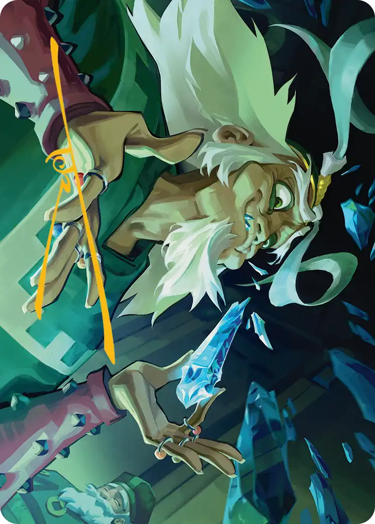 Bumi, King of Three Trials (14/54) Art Card - Gold-Stamped Signature tla