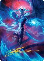 Ugin, Eye of the Storms (48/54) Art Card (ATDM) - Gold-Stamped Signature