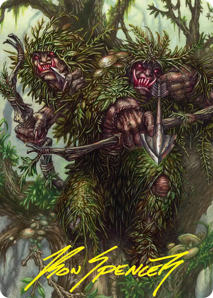 Orcish Bowmasters (30/54) Art Card (HOB) - Gold-Stamped Signature