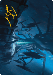 Yggdrasil, Rebirth Engine (10/20) Art Card (AACR) - Gold-Stamped Signature