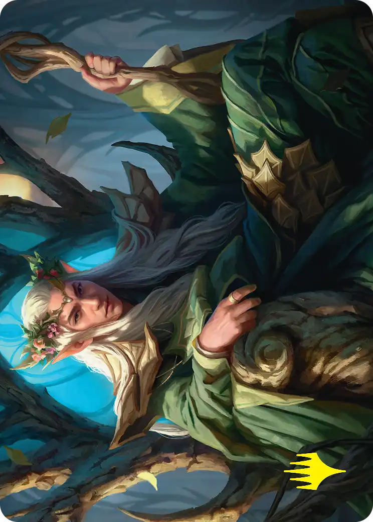 Thranduil, the Elvenking (22/54) Art Card (HOB) - Gold-Stamped Signature