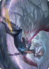 Shiko, Paragon of the Way (37/54) Art Card (ATDM) - Gold-Stamped Signature