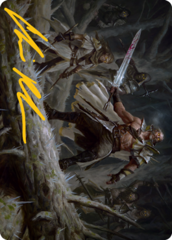 Tovolar, Dire Overlord (5/81) Art Card (AMID) - Gold-Stamped Signature