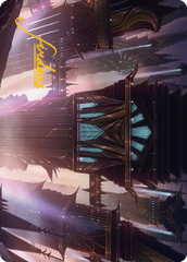 Skybridge Towers (37/81) Art Card (ASNC) - Gold-Stamped Signature