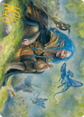 Feywild Trickster (70/81) Art Card (AAFR) - Gold-Stamped Signature