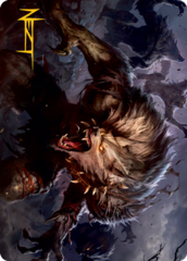 Village Reavers (45/81) Art Card (AMID) - Gold-Stamped Signature