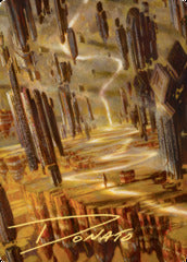 Brightclimb Pathway (23/81) Art Card (AZNR) - Gold-Stamped Signature