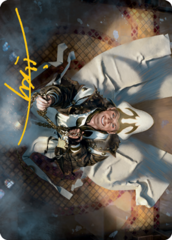 Jerren, Corrupted Bishop (37/81) Art Card (AMID) - Gold-Stamped Signature