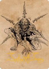 Bhaal, Lord of Murder (63/81) Art Card (ACLB) - Gold-Stamped Signature