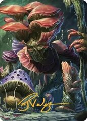 Myconid Adult (24/81) Art Card (ACLB) - Gold-Stamped Signature