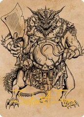 Thrakkus the Butcher (77/81) Art Card (ACLB) - Gold-Stamped Signature