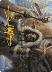 Owlbear Shepherd (35/81) Art Card (ACLB) - Gold-Stamped Signature