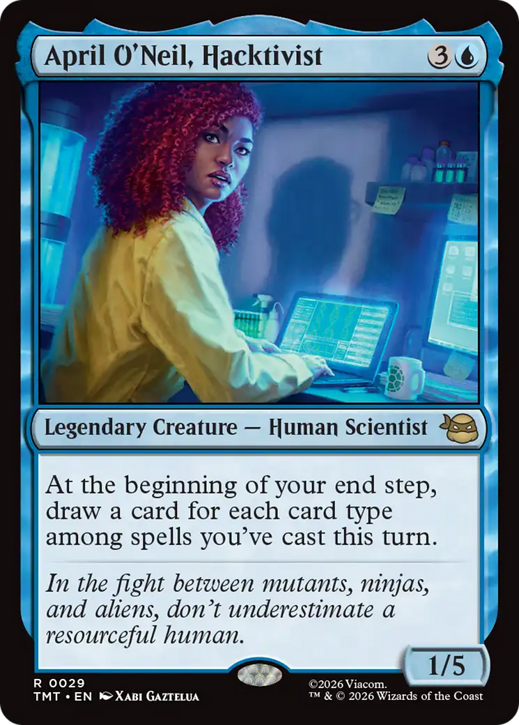 April O'Neil, Hacktivist (0029) (TMT) - Foil