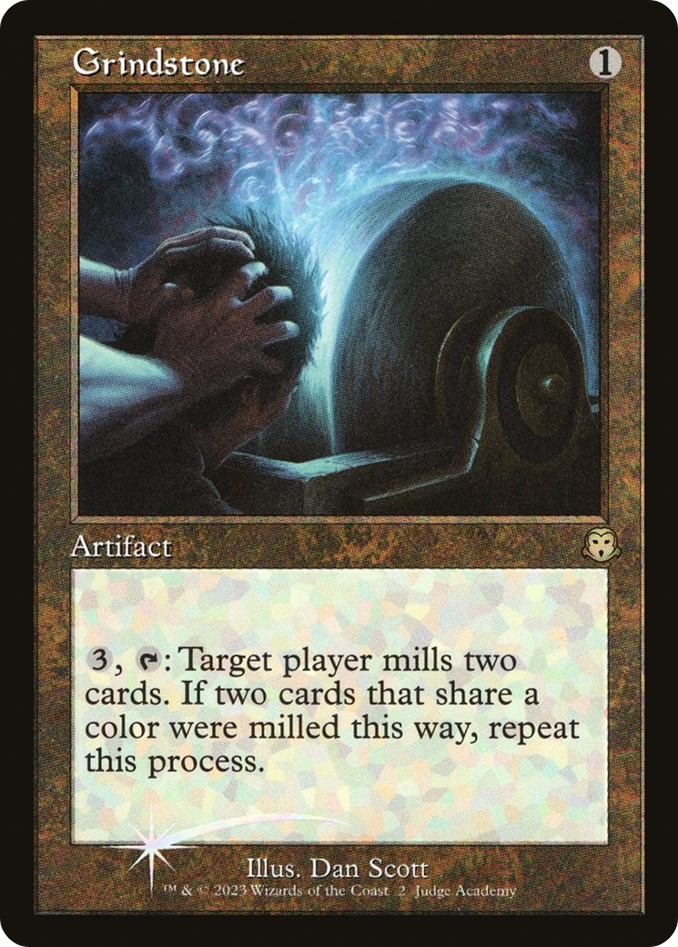 Grindstone (0002) (Judge Academy) (Retro Frame) - Foil