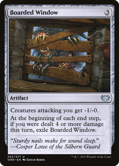Boarded Window - Foil