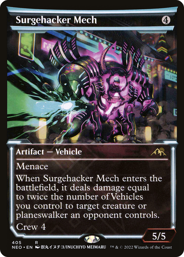 Surgehacker Mech (405) (Showcase) - Foil