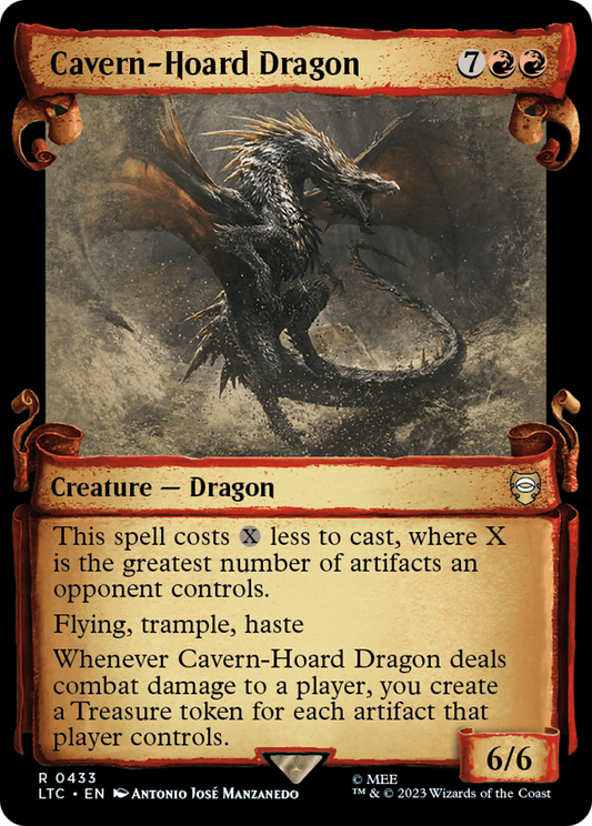 Cavern-Hoard Dragon (0433) (Showcase) - Silver Foil