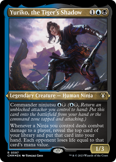 Yuriko, the Tiger's Shadow (0597) - Foil Etched