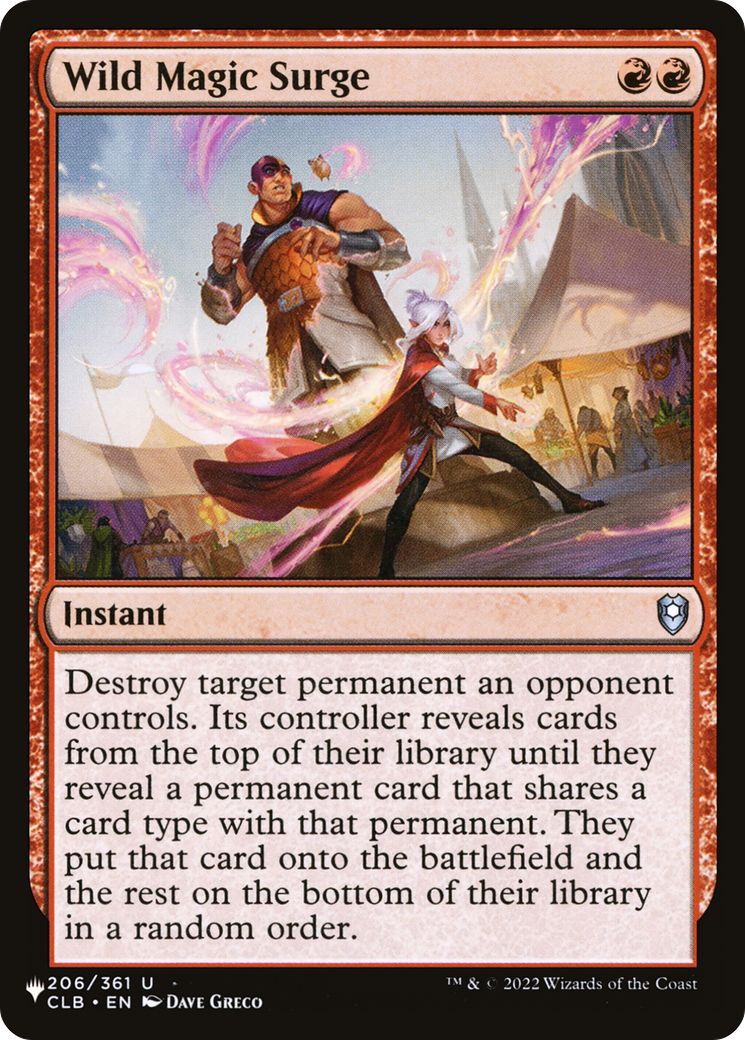 Wild Magic Surge (CLB-206) (PLST)