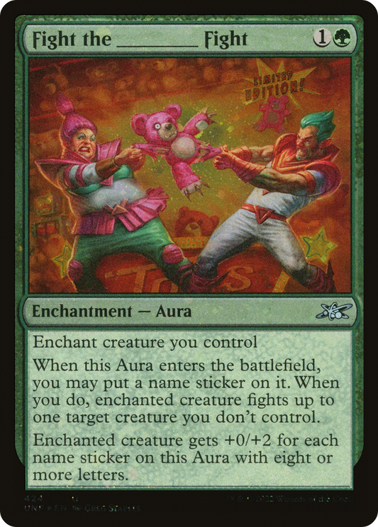 Fight the _____ Fight (424) - Galaxy Foil