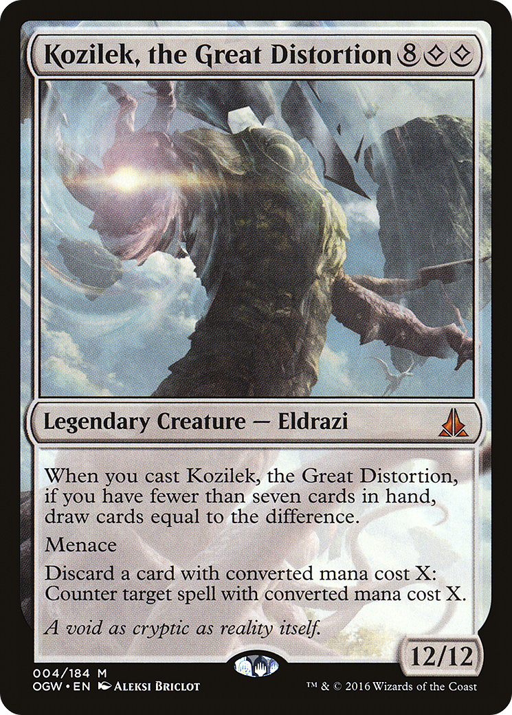 Kozilek, the Great Distortion - Foil